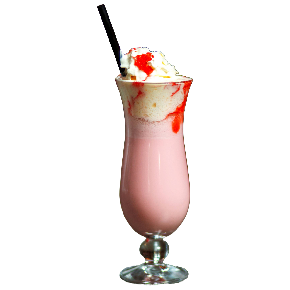 Milkshake de Morango com Chantilly